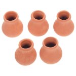 5 pots de fleurs miniatures en cramique pour plantes d'intrieur - dcoration de maison de poupe et ...