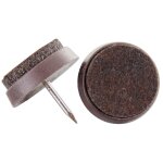 5 x chaise sc sous feutre + clou 30 mm marron 8