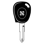 5 x cles a transpondeur en laiton vac102te