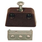 5 xsc joint trapezoidal marron avec vis 4 pcs