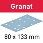 50 abrasifs rectangulaire pour rs / rts 400 festool - stickfix 80 x 133 mm - grain 40 festool