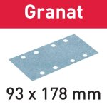 50 abrasifs pour rs300 festool - stickfix 93 x 178 mm - grain 60 festool