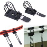 Promotion! 50 pi�ces 2 tailles sangles de c�ble en nylon auto - adh�sives r�glables serre - c�ble serre ...