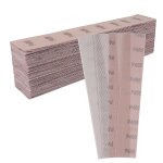 50 pices bande abrasive en filet 70x125mm - feuilles abrasives auto - agrippantes - pour poncer sans ...