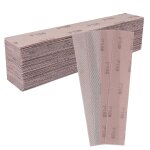 50 pices bande abrasive en filet 70x125mm - feuilles abrasives auto - agrippantes - pour poncer sans ...