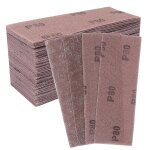 50 pices bande abrasive en filet 70x125mm - feuilles abrasives auto - agrippantes - pour poncer sans ...