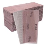 50 pices bande abrasive en filet 70x125mm - feuilles abrasives auto - agrippantes - pour poncer sans ...