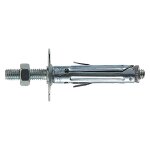 50 x ancrage en acier avec double vis sbs 9 / 5 m6 � 9 x 45 mm