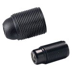 50 x douille filetee e 27 - couleur noire