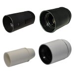 50 x douille lisse e 27 - couleur noire