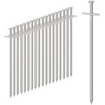 50 x steel tent pegs, 23 cm long, rust - proof, for camping and outdoor, for hard and normal floors, ...