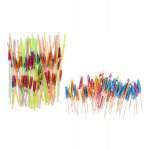 50x colorfu parasol alimentaire + 50x pailles a boire