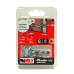6 chevilles auto perceuses molly diamtre 4x33mm avec vis m4