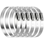 6 collier de serrage tuyau arrosage en acier inoxydable, collier serflex inox 52 - 76mm, metal serre ... 6 collier de serrage tuyau arrosage en acier inoxydable, collier serflex inox 52 - 76mm, metal serre ...