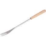 6 pack poigne en bois bbq fourchette 26. 5cm rtissage bton brochette pour camping pique - nique guimauve ...