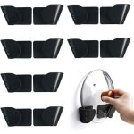 6 paires d'organisateurs de couvercles de casseroles, organisateurs de couvercles de casseroles muraux, ...