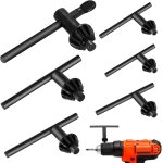 6 pcs clés de mandrin de perceuse, universelles, pour perceuse electrique, serrage, acier au chrome vanadium, ... 6 pcs clés de mandrin de perceuse, universelles, pour perceuse electrique, serrage, acier au chrome vanadium, ...