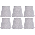 6 pièces abat - jour en tissu gris argenté e14 abat - jour lampe de table abat - jour de plafond pour ... 6 pièces abat - jour en tissu gris argenté e14 abat - jour lampe de table abat - jour de plafond pour ...