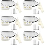 6 pices mini loquets tactiles loqueteaux pour porte mini latch serrure de ressort loquet avec vis pour ...