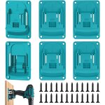 6 pièces support de machine pour outils de perçage (turquoise), support mural pour outils de perceuse ... 6 pièces support de machine pour outils de perçage (turquoise), support mural pour outils de perceuse ...