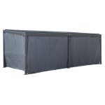 6 rideaux pour pergola bioclimatique avila 6 x 3, 5 m - hesp�ride