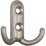 6 xbl cintre 2 places nickel mat (2 pcs)