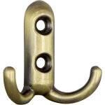 6 xbl cintre tissu 2 places ajustement bronze. (pz. 2)