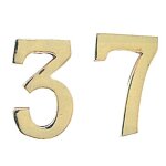 6 xbl numero de maison en laiton 7 mm. 100