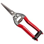 6 xciseaux faucilles pour raisin lames droites cm. 19