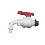 6 xpl robinet a bille en nylon 3433 dlp 3 / 4x25