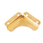 6 xporte - miroir en laiton lisse bl. 30x30 mm 4 pieces