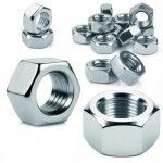 60 pcs ecrou hexagonal m4 acier galvanis� ecrou m8 pour une utilisation sur vi rondelles tiges filet�es ...