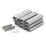 600 pcs hog ring pince  clips agrafes oiseau poulet agrafeuse grillage souder rparer points sertissage ...