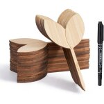 60pcs etiquettes de plantes de bambou avec un stylo marqueur, etiquettes de jardin de p�pini�re de forme ...