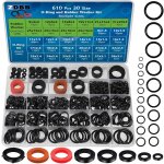 610 pices kit d'assortiment de joints de tuyau d'arrosage, joints toriques en nitrile, rondelles en ...