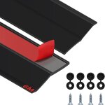 6m joint etanchit de bord autoadhsif pour porte de garage, joint en caoutchouc universel avec clous ...