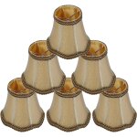 6pcs petit abat - jour clip sur ampoule, mini abat jour, abat jour lampe sur pied, lustre abat - jour ...