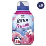 6x36 lavages jardins en fleurs - 504 ml - adoucissant lenor fresh air