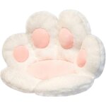 (70x70cm, blanc)coussin, coussin pour pattes de chat, coussin de sige mignon coussin pour chaise canap ...