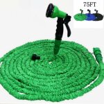 75ft tuyau d'arrosage flexible et extensible tuyau d'arrosage r�tractable avec 8 fonction pistolet / ...