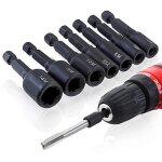 7pcs m4 - m14 adaptateur pour douille a tarauder 1 / 4 pouce tige hexagonale machine robinet carré filetage ... 7pcs m4 - m14 adaptateur pour douille a tarauder 1 / 4 pouce tige hexagonale machine robinet carré filetage ...