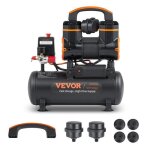 8 l compresseur à air silencieux sans huile - vevor - 900 w 3, 7 m3 - h à 6, 2 bar 70 db 8 l compresseur à air silencieux sans huile - vevor - 900 w 3, 7 m3 - h à 6, 2 bar 70 db