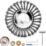 8 pouce tête de débroussailleuse à plaque de désherbage, universelle tete rotofil ronde, brosse métallique, ... 8 pouce tête de débroussailleuse à plaque de désherbage, universelle tete rotofil ronde, brosse métallique, ...