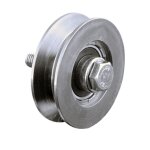80mm v groove wheel 2 ball bearings