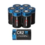 8x batterie au lithium ansmann cr2 3v - batterie haute puissance (lot de 8)