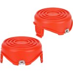 A6441 a6441 - xj a6442 lot de 2 couvercles de bobine pour coupe - bordures black + decker gl315, gl337, ...