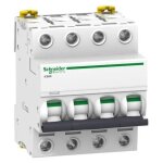 A9f74432 - disjoncteur ttrapolaire 4p 32a courbe c - 4 modules - 10ka - schneider electric acti9 ic60n ...