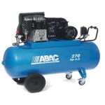 Abac - compresseur ? pistons bi - ?tag?s 400 v tri 270 l 41 m3 / h 5. 5 cv avec roues - b5900b / 270 ... Abac - compresseur ? pistons bi - ?tag?s 400 v tri 270 l 41 m3 / h 5. 5 cv avec roues - b5900b / 270 ...