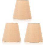 Abat - jour lot de 3, petit abat - jour en tissu baril e14, abat - jours tambour pour lampes de table, ...