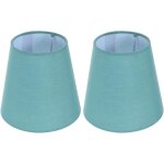 Abat jour lampe chevet: e14 petit abat - jour abat - jour en lin remplacement pour lustre de lampe, de ...